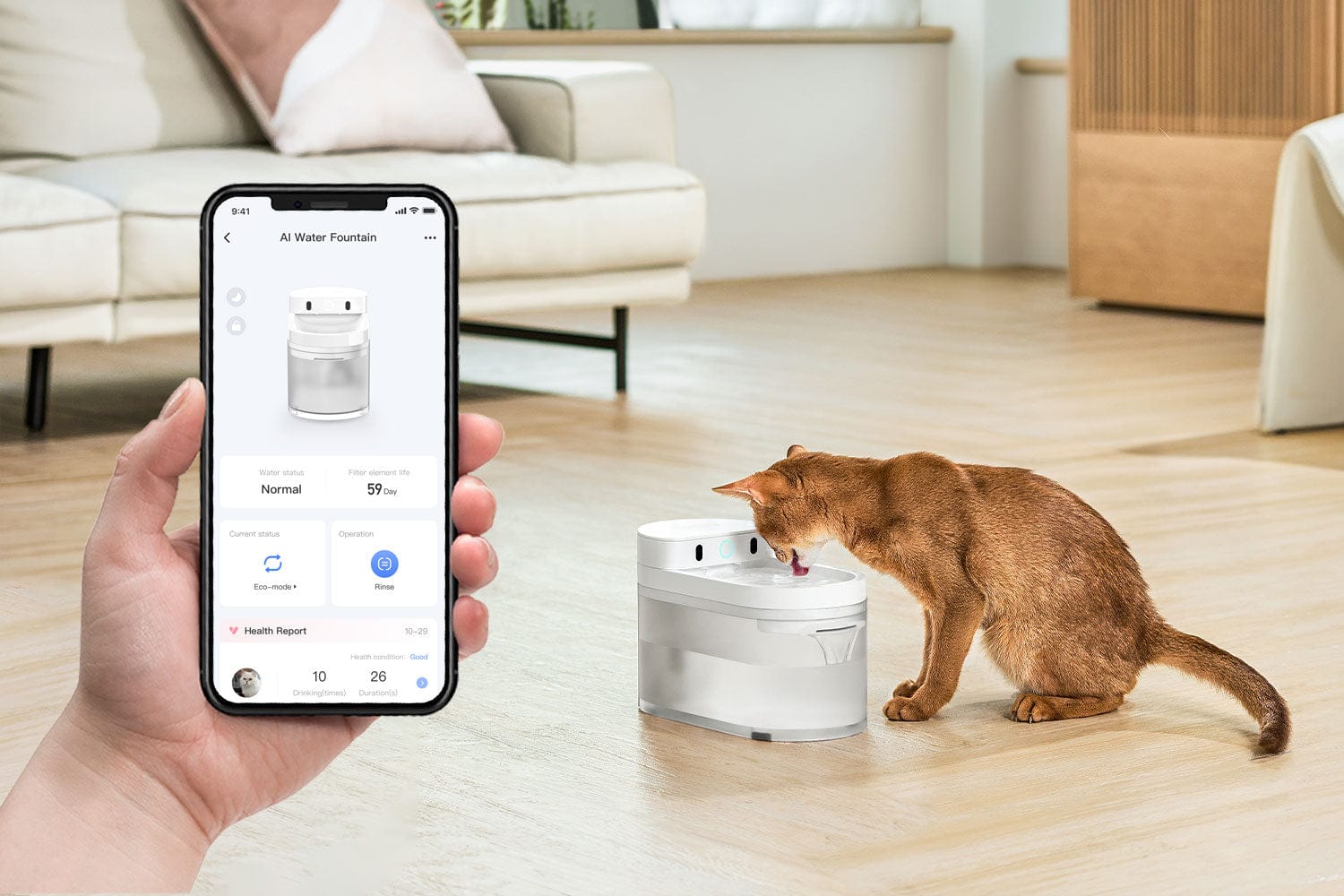 Catlink Smart Water Fountain - Wireless